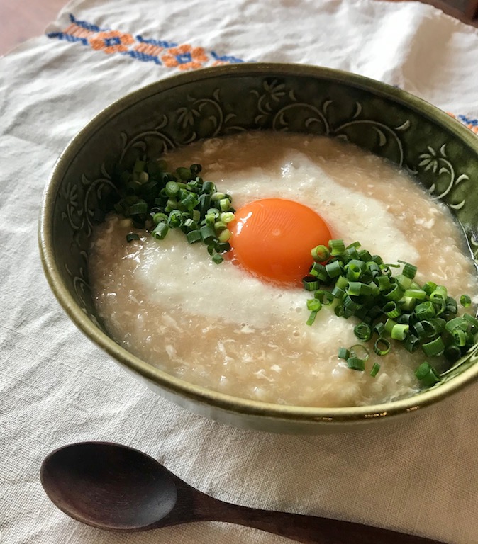 ２月薬膳レシピ 風邪を引いた時に食べたい 長芋と卵の雑炊 日本お米協会 選ばれるお米 をつくる農家コミュニティメディア